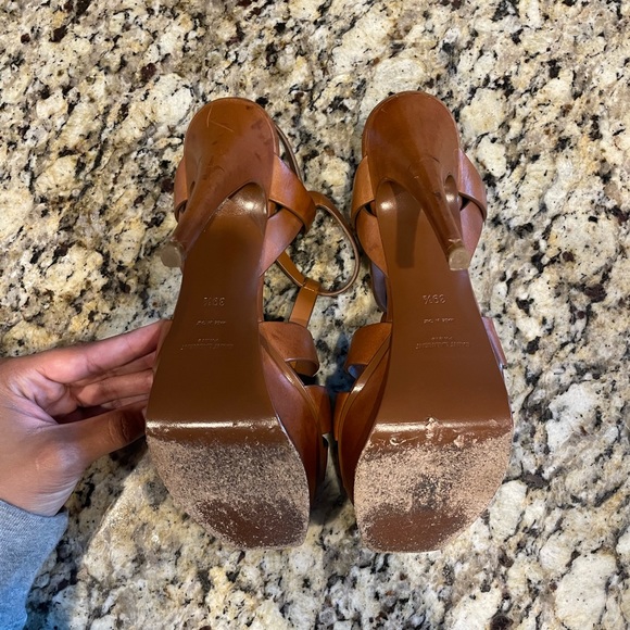 Saint Laurent Tribute Platform Sandals - Picture 6 of 8